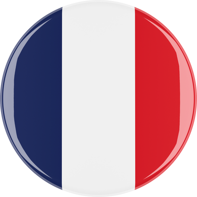 France 3D Button