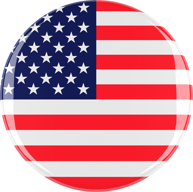 USA 3D Button